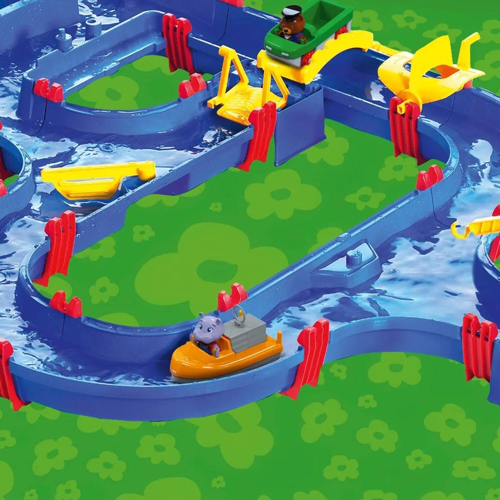 AquaPlay ContainerPort Set de Jeu avec Grue Pivotante et Écluse Mobile - 3