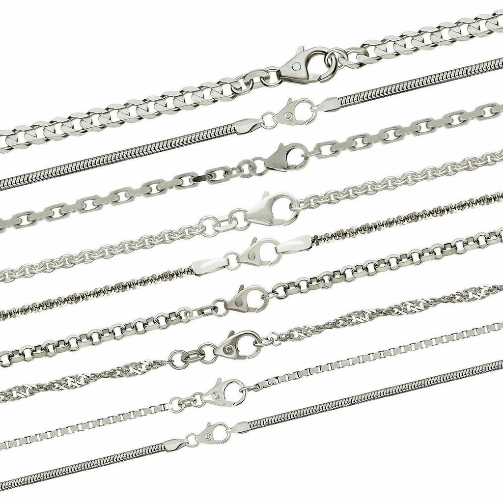 Silberkette Ankerkette diamantiert  50cm - Breite 2,0mm - Produktbild 