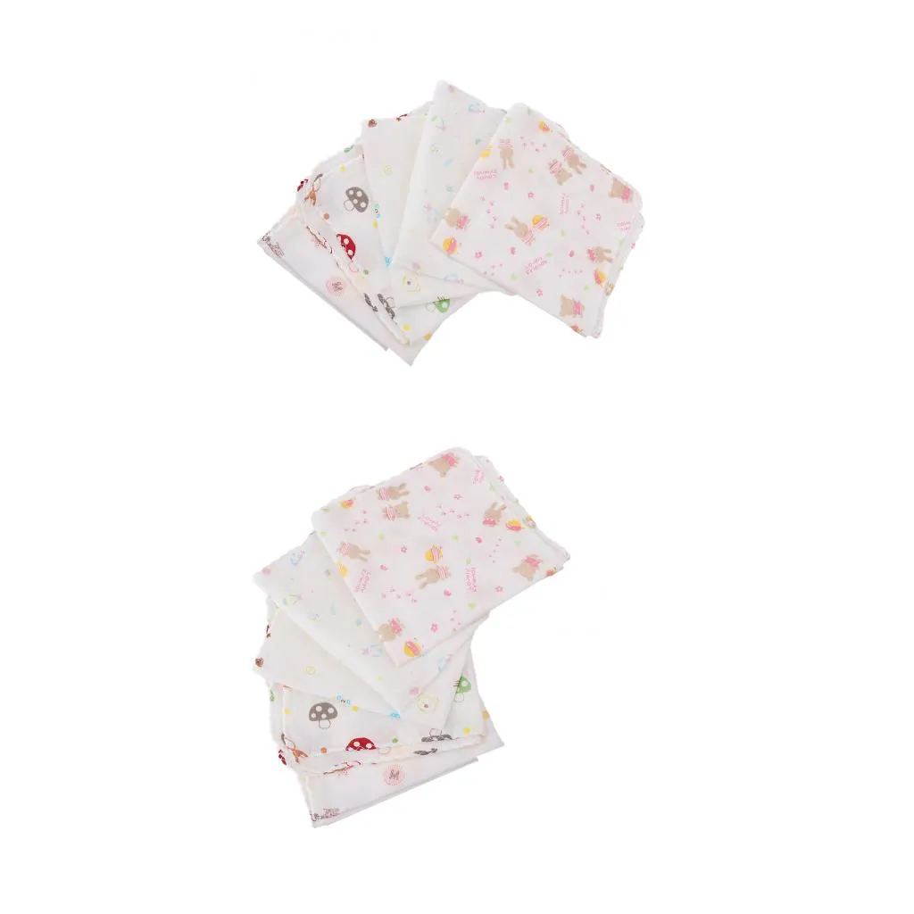 Farbe: Elefanten Pink Waschbare Windeln und Spucktücher für Ihr Baby 5er Set LULANDO Stoffwindeln und Moltontücher 70x80cm 