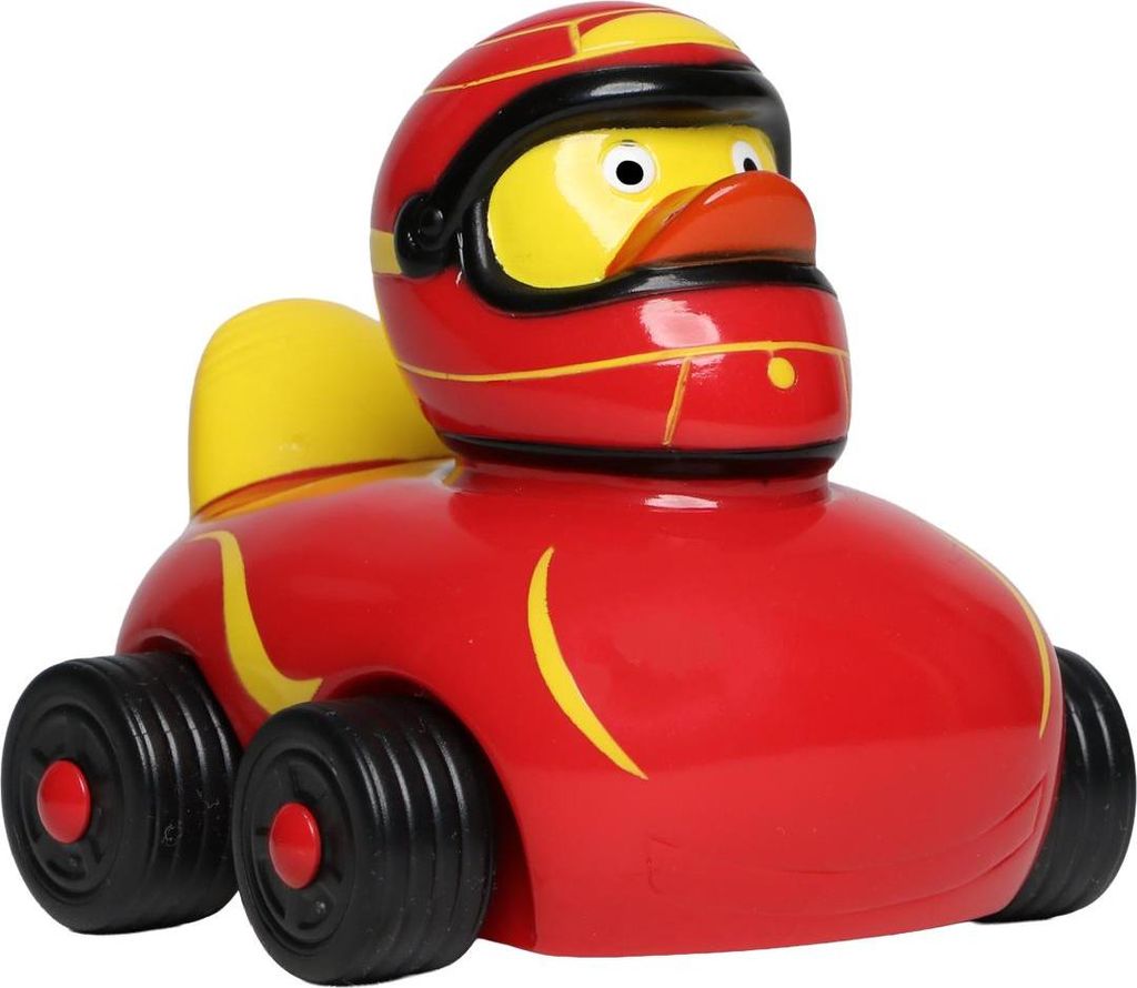 RaceDuck rot Rennauto Quietscheente Badeente Ferrari Produktbild 