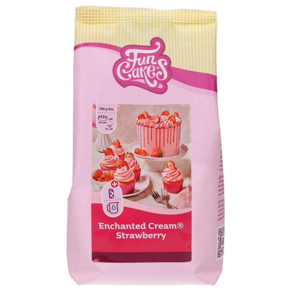 FunCakes Mix für Enchanted Cream® Erdbeere / Strawberry 450 Produktbild 