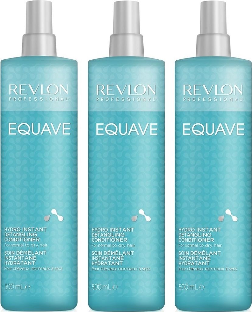 Revlon Equave Hydro Instant Detangling Conditioner 3x 500 Produktbild 1