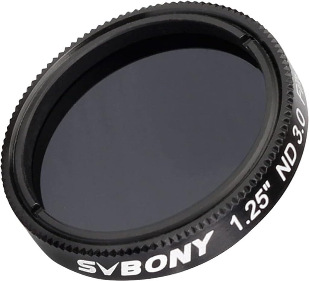 SVBONY SV139 Teleskop Filter, 1,25" Mondfilter, 0.1% ND Filter für Teleskopokular Reduziert die Allgemeine Helligkeit der Mondoberflächen