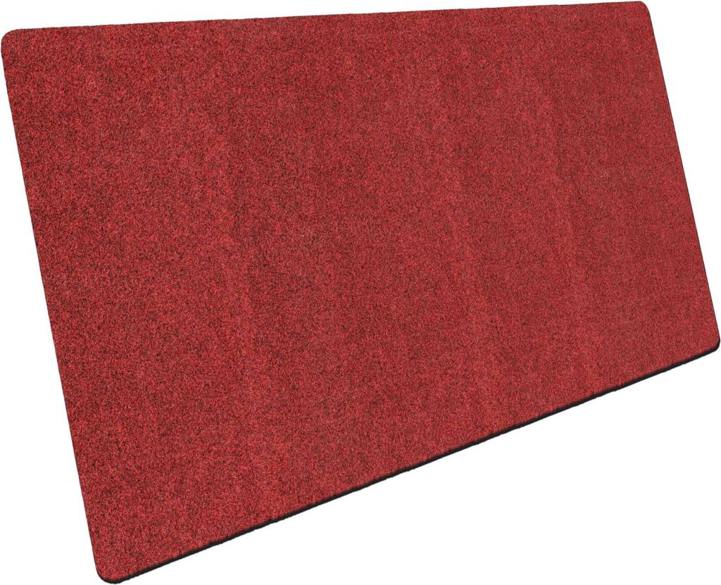 Fußmatte Türvorleger Schmurzfangmatte POET 90x150cm Kräusel Rot Robust Wasserabweisend