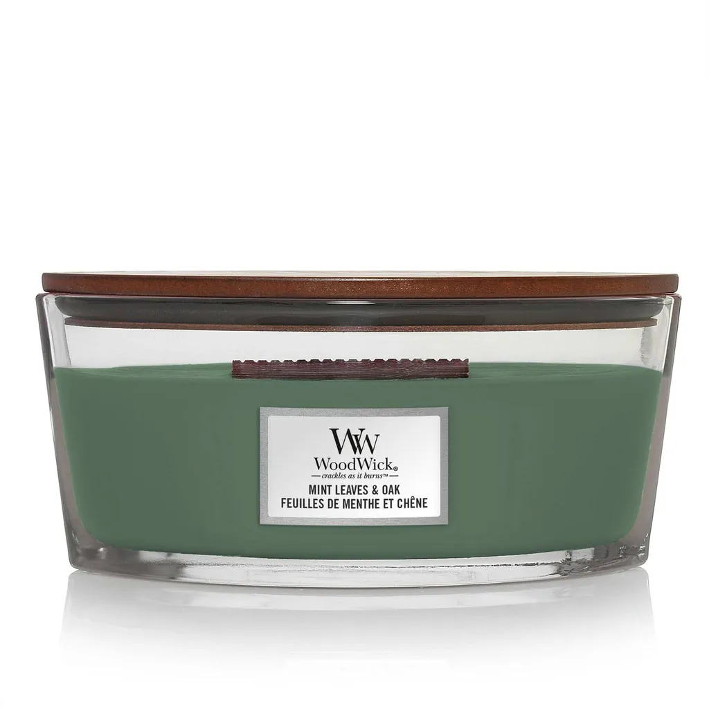 Bougie artisanale Menthe & Chêne 453g - Diffusion intense et durable
