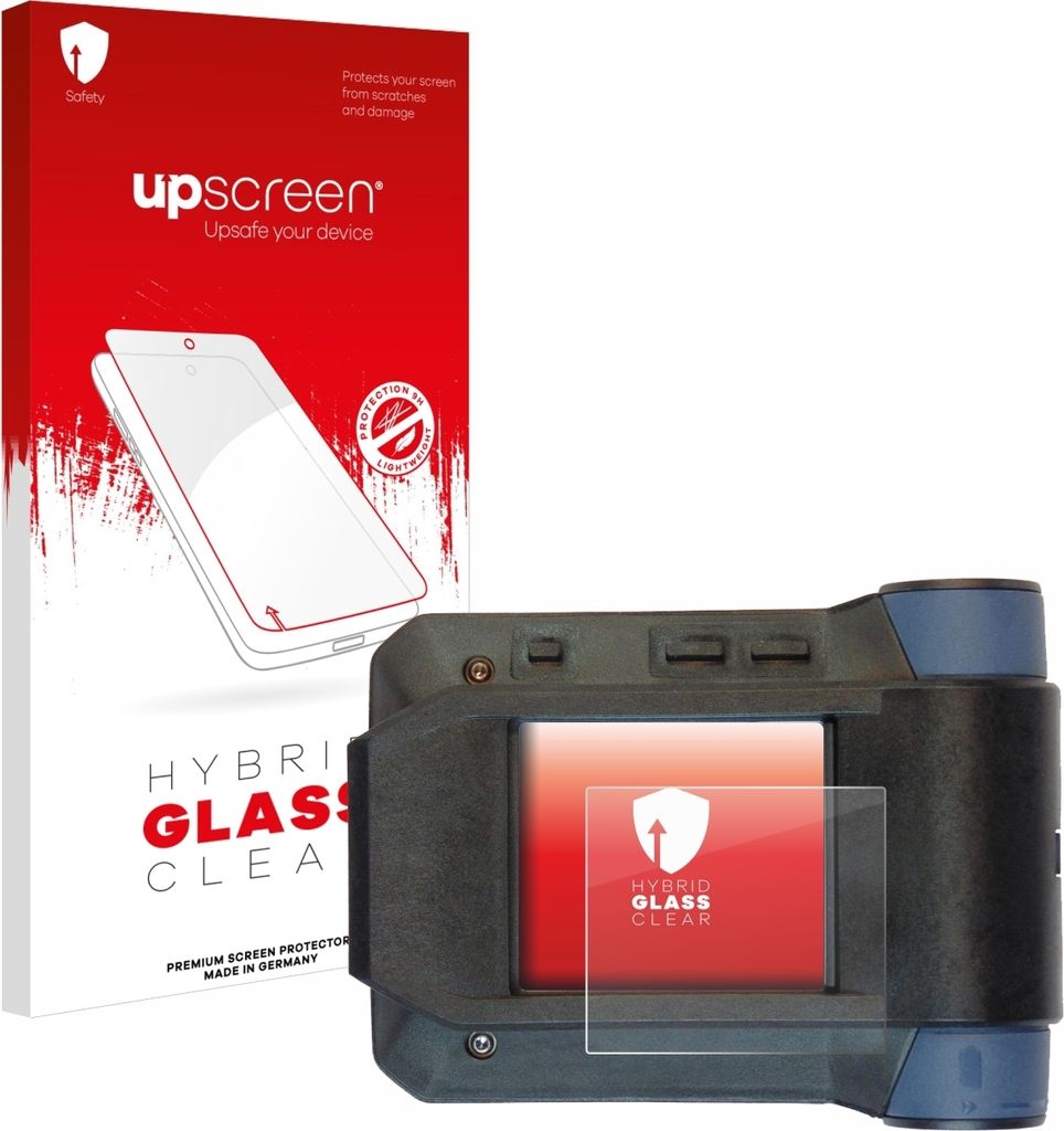 upscreen Schutzglas für Swissphone s.Quad X15/ X35/ C45/ C35 Schutzfolie Panzer Folie Glas Display Schutz klar
