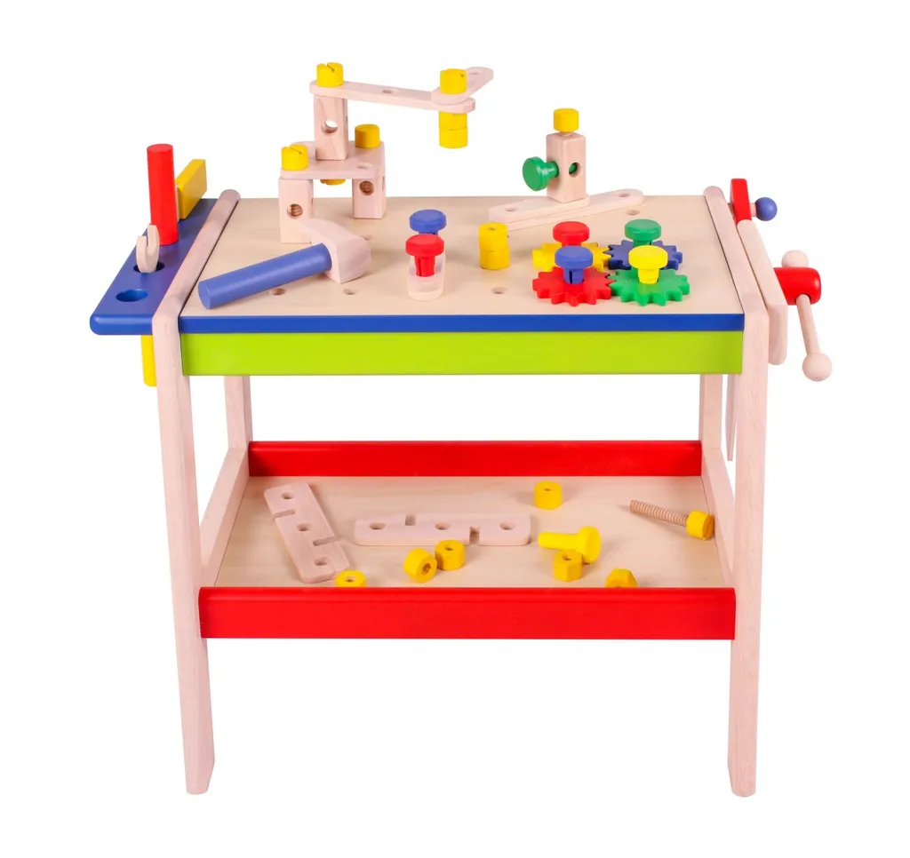 Jouet d'imitation établi en bois Basic Njoy pour petits bricoleurs 52 pcs - 2