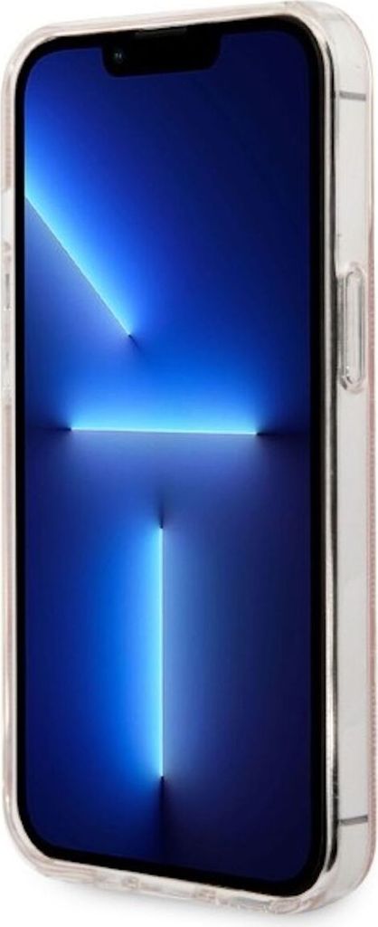 Custodia E Caricabatterie Wireless GUESS Per IPhone 13 Pro - Bundle Rosa, Con Motivo 4G E Magnetismo MagSafe