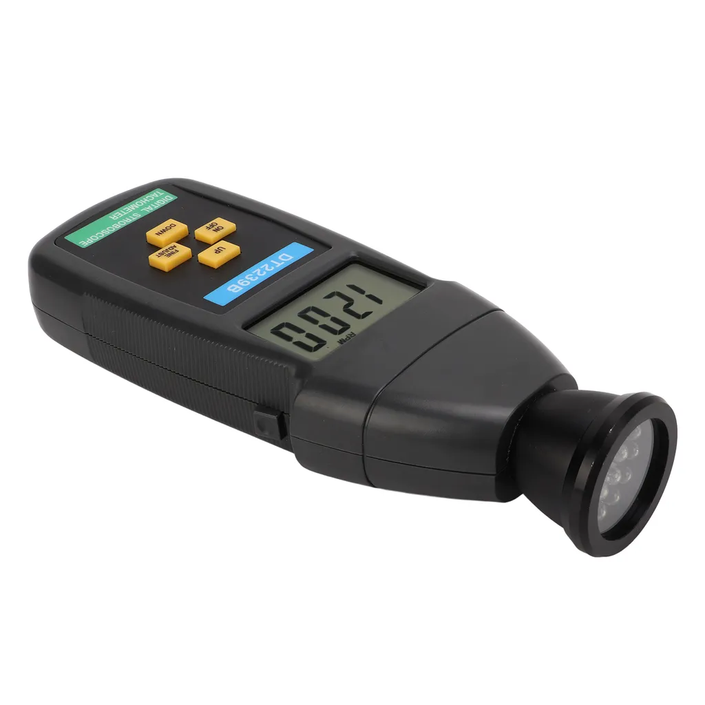 Stroboscope à flash LED haute intensité, tachymètre numérique ultra précis