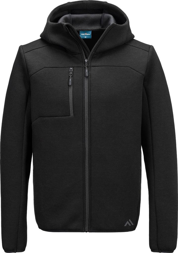 Portwest - "KX3" Hoodie mit durchgehendem Reißverschluss für Herren, Sport RW10993 (S) (Schwarz)