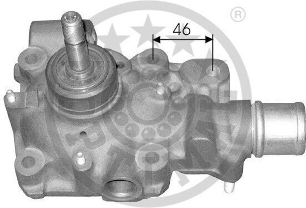 OPTIMAL Kühlmittelpumpe Wasserpumpe für RENAULT MASTER PRO Pritsche/Fahrgestell (HH, UH) AQ-1091
