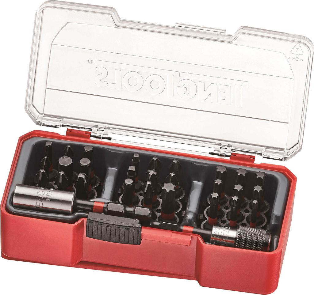 Satz mit 27 Ersatzbits für Teng Tools Impact TJ1430 Schlagschrauber