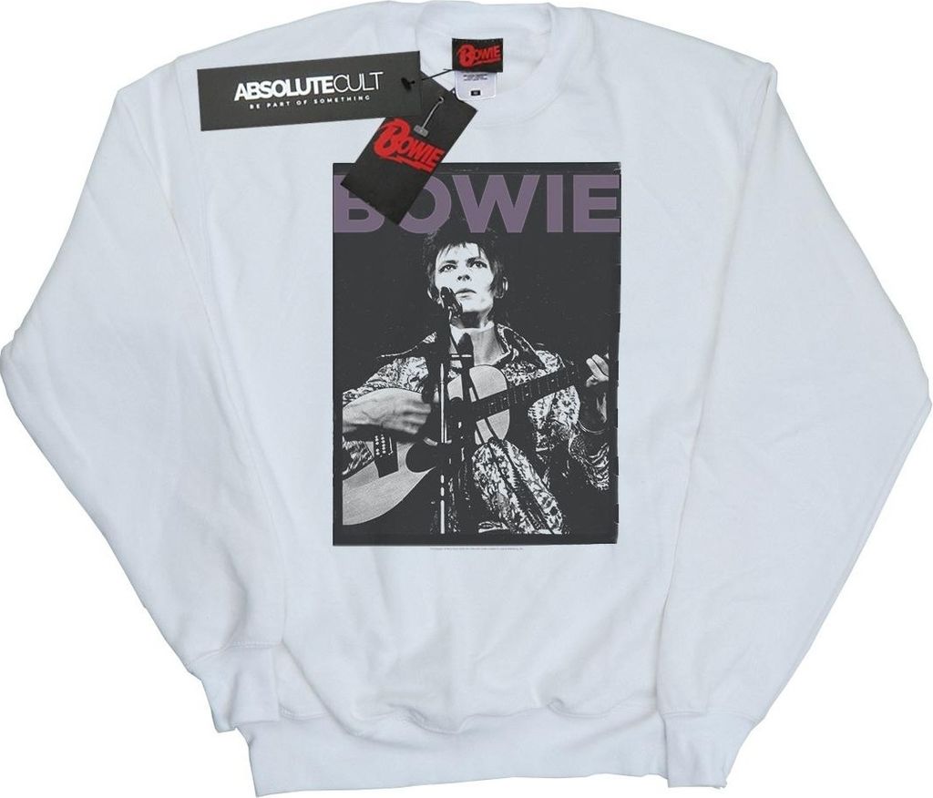 David Bowie - Sweatshirt für Damen BI14878 (XXL) (Weiß)