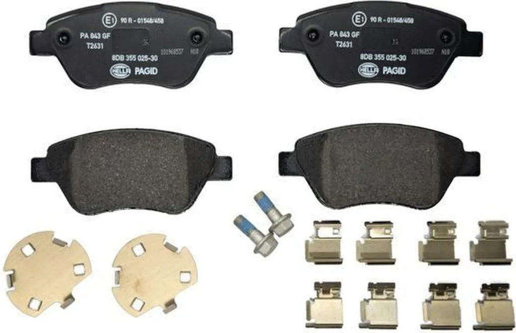 Plaquettes de frein avant HELLA PAGID 8DB 355 012-211 pour FIAT DOBLO
