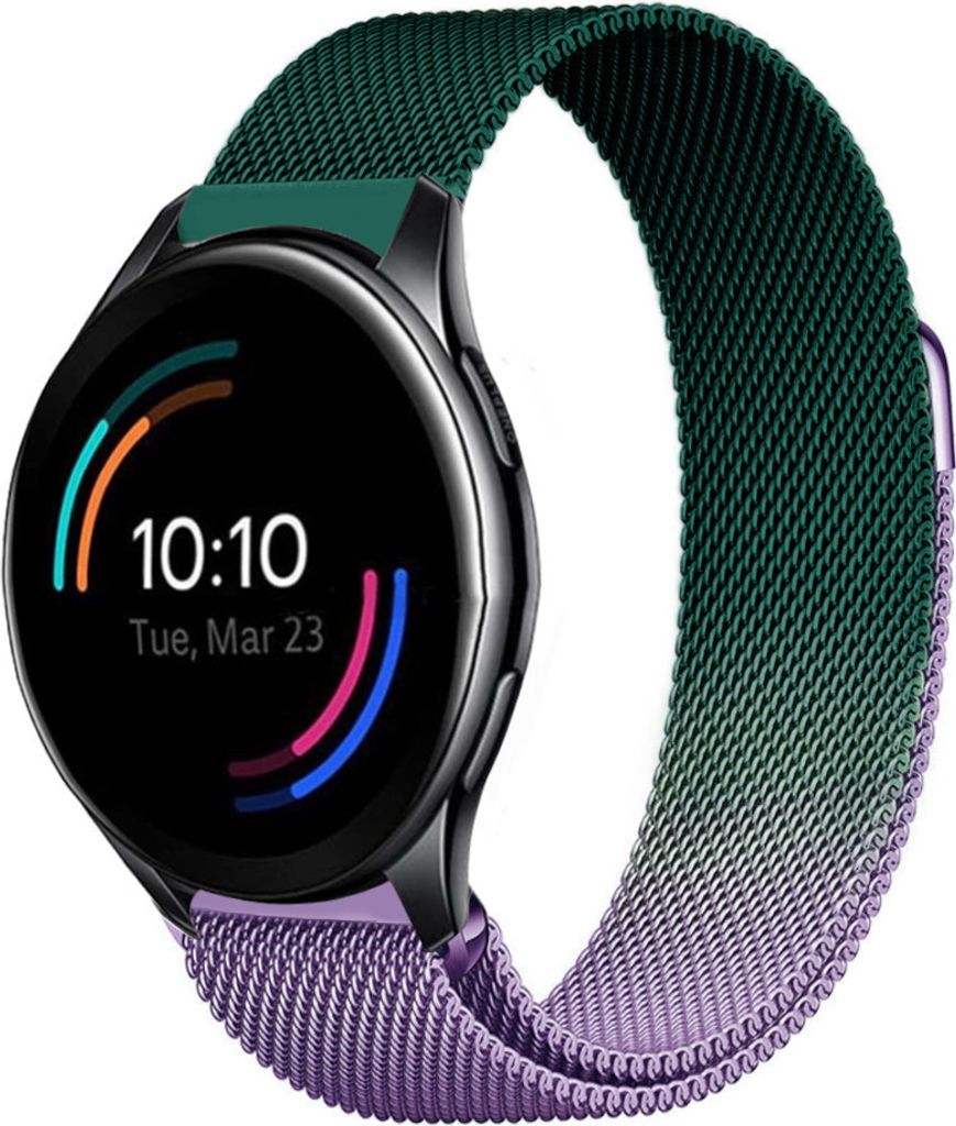 Strap it - Milanese Armband - Kompatibel mit OnePlus Watch Armband - Ersatzarmband Edelstahl - Magnetverschluss - Hochwertiges Material - für Armb...