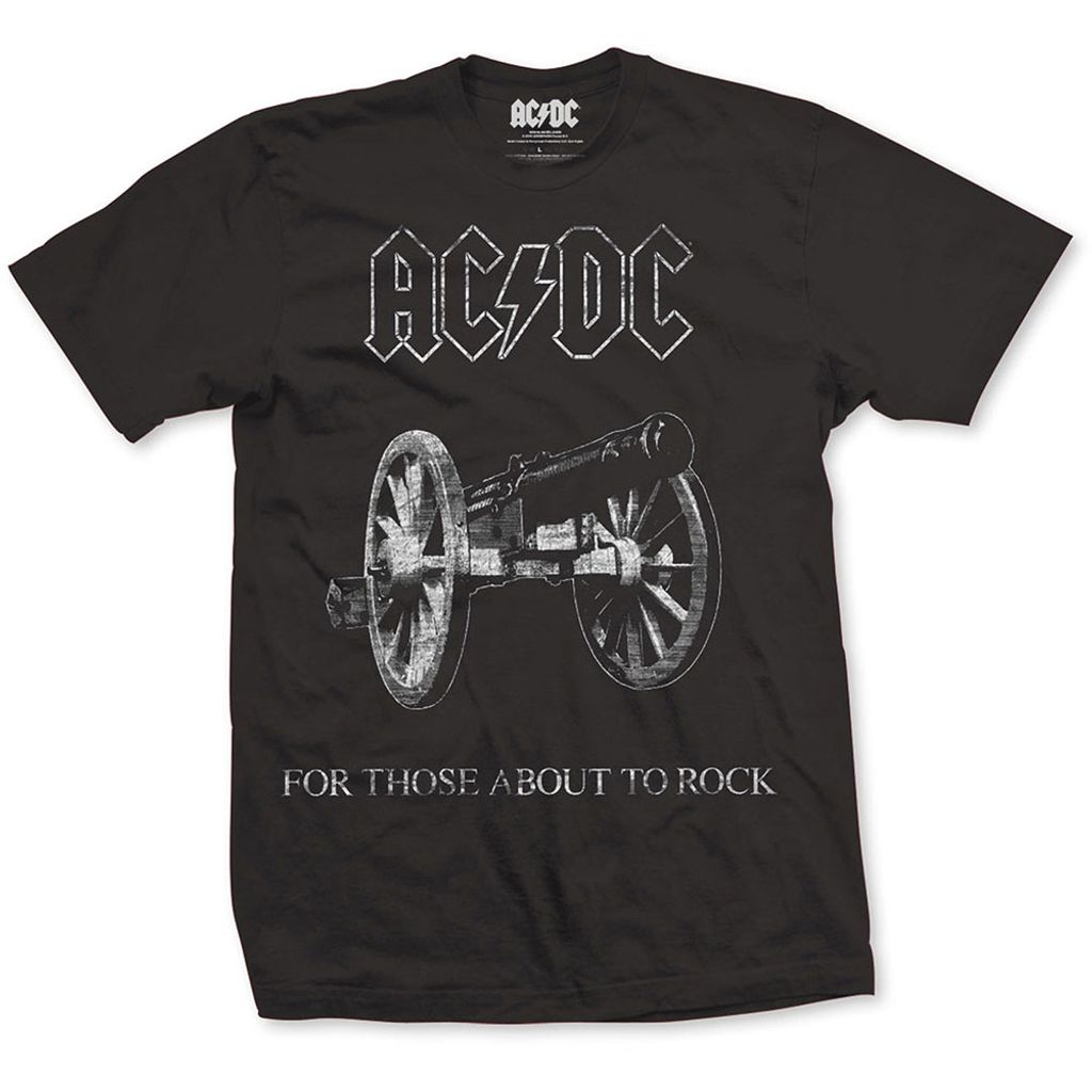 AC/DC About to Rock Black XL T-Shirt Produktbild 