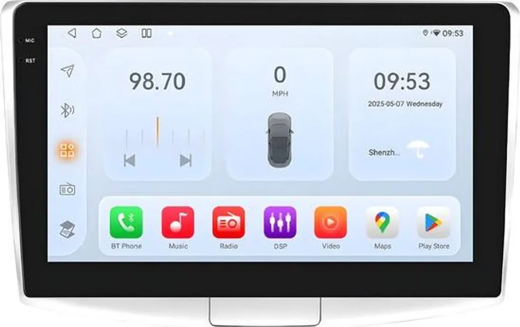 Autoradio Bluetooth pour Remplacer le Système d'Origine Passat