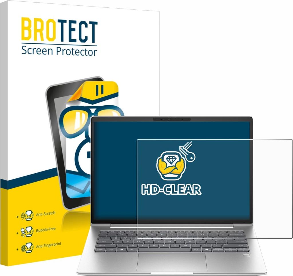 Für HP EliteBook 6 G1a 14" Schutzfolie BROTECT Displayschutz Display Schutz Folie Klar Transparent