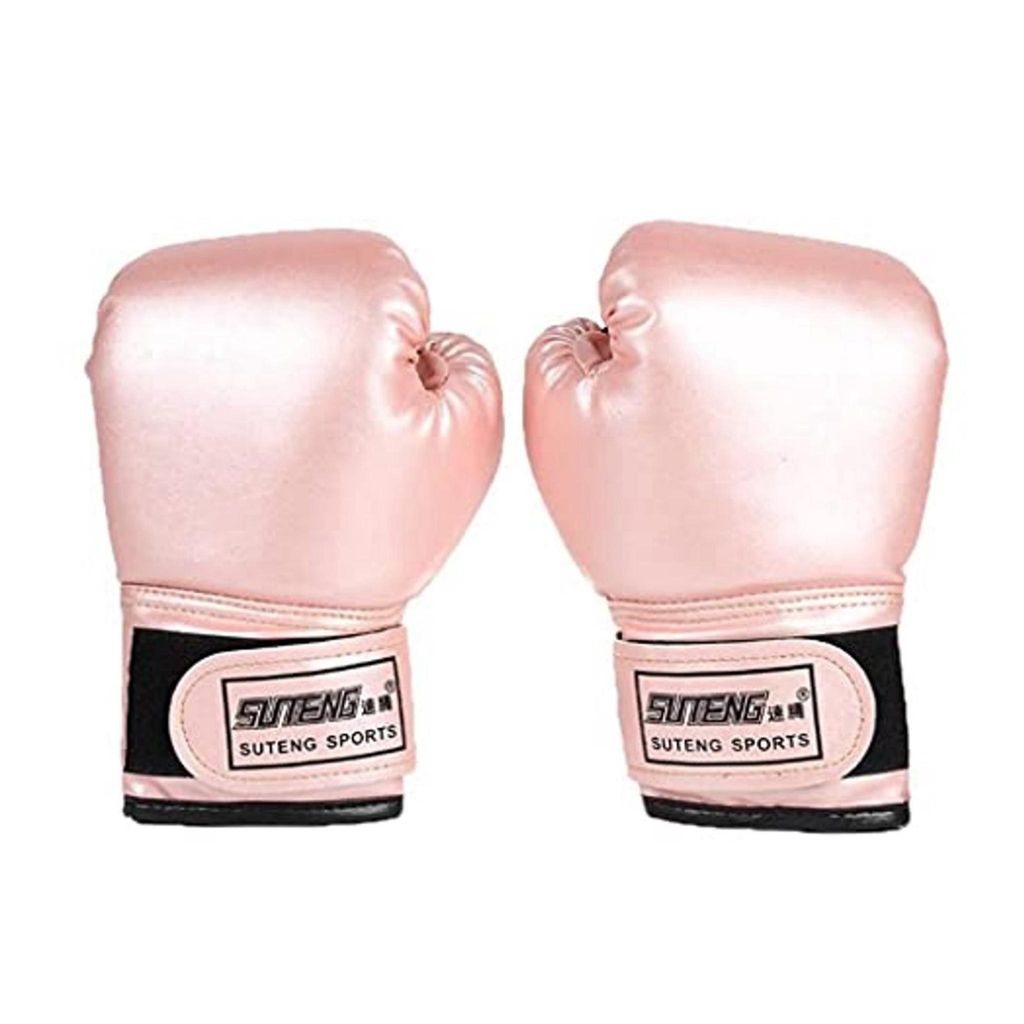 Boxhandschuhe Kickboxen Set Unisex Damen Herren Kinder Rosa
