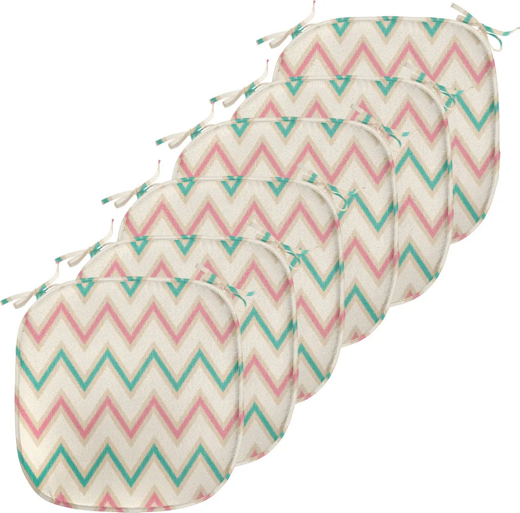 Coussin de Chaise Anti-Glisse et Anti-Taches Lot de 6 pour la Maison