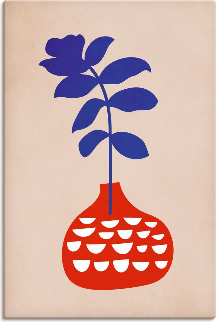 ARTland Leinwandbild Wilde Blume Größe: 20x30 cm