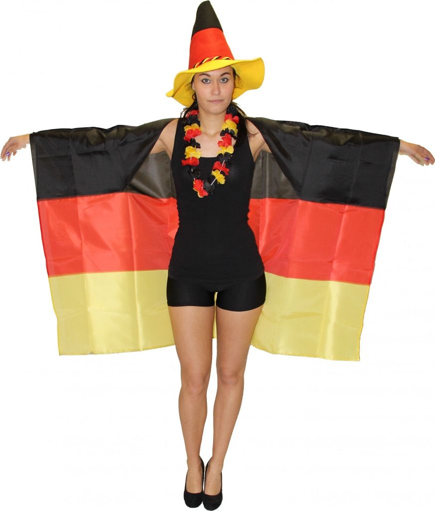 Poncho Deutschland WM EM Fan Fanartikel Produktbild 