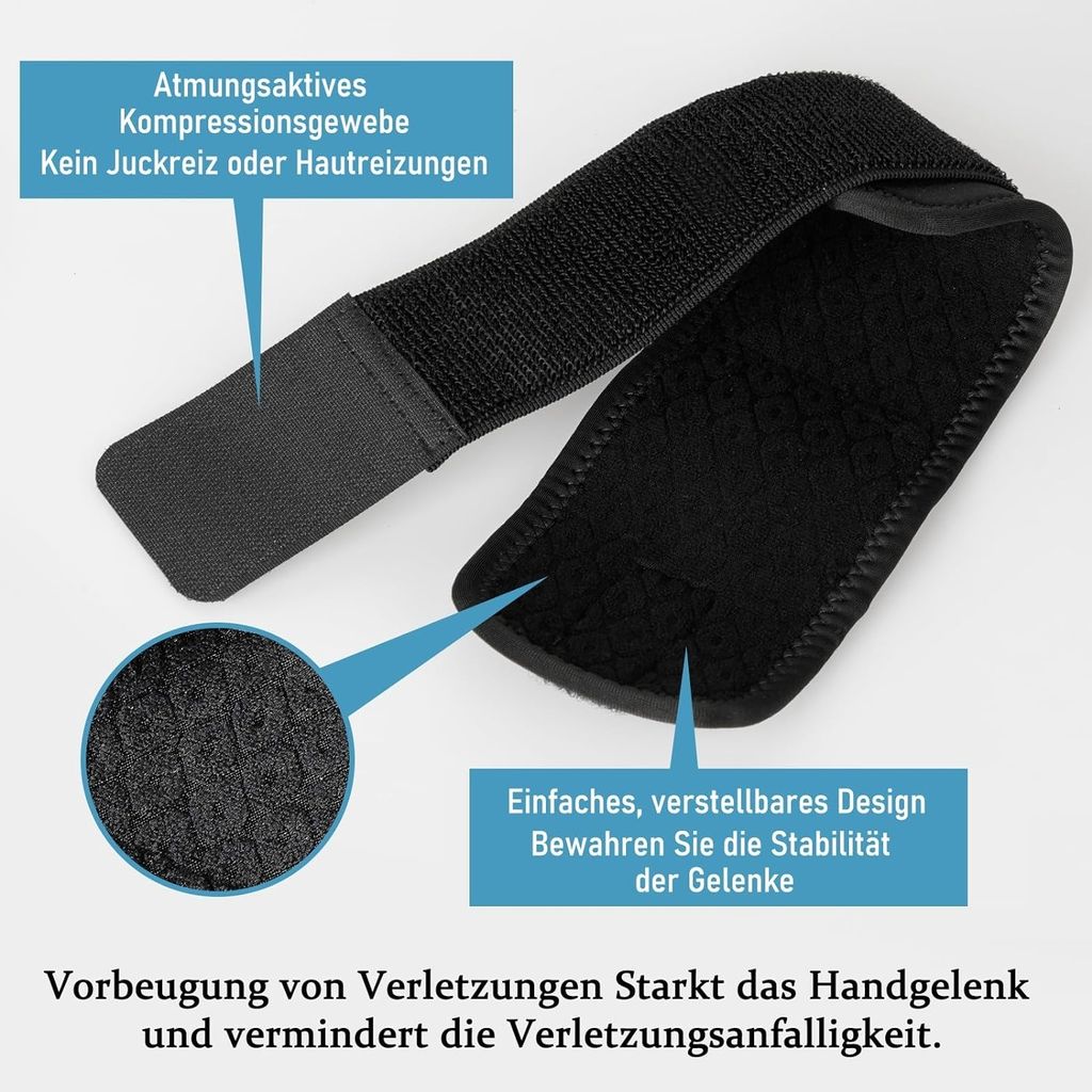 HandgelenkBandage Handgelenkstütze mit Klettverschluss für Produktbild 3