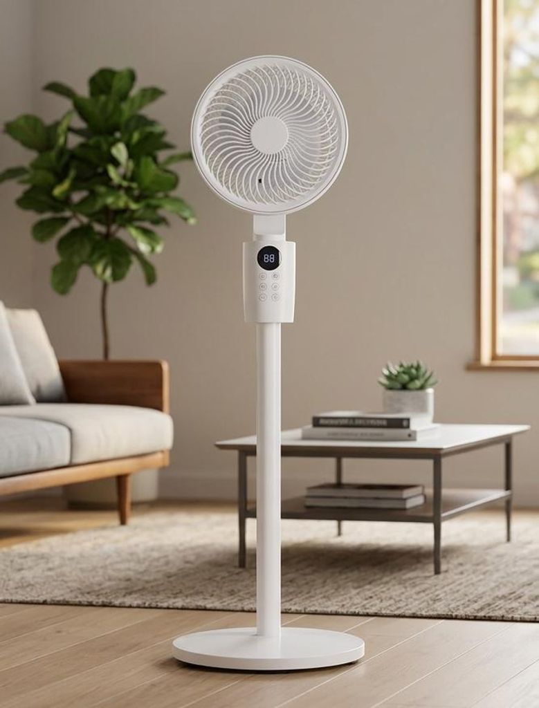 TRONIC® 2in1 Standventilator & Tischventilator – Leiser 20W Produktbild 