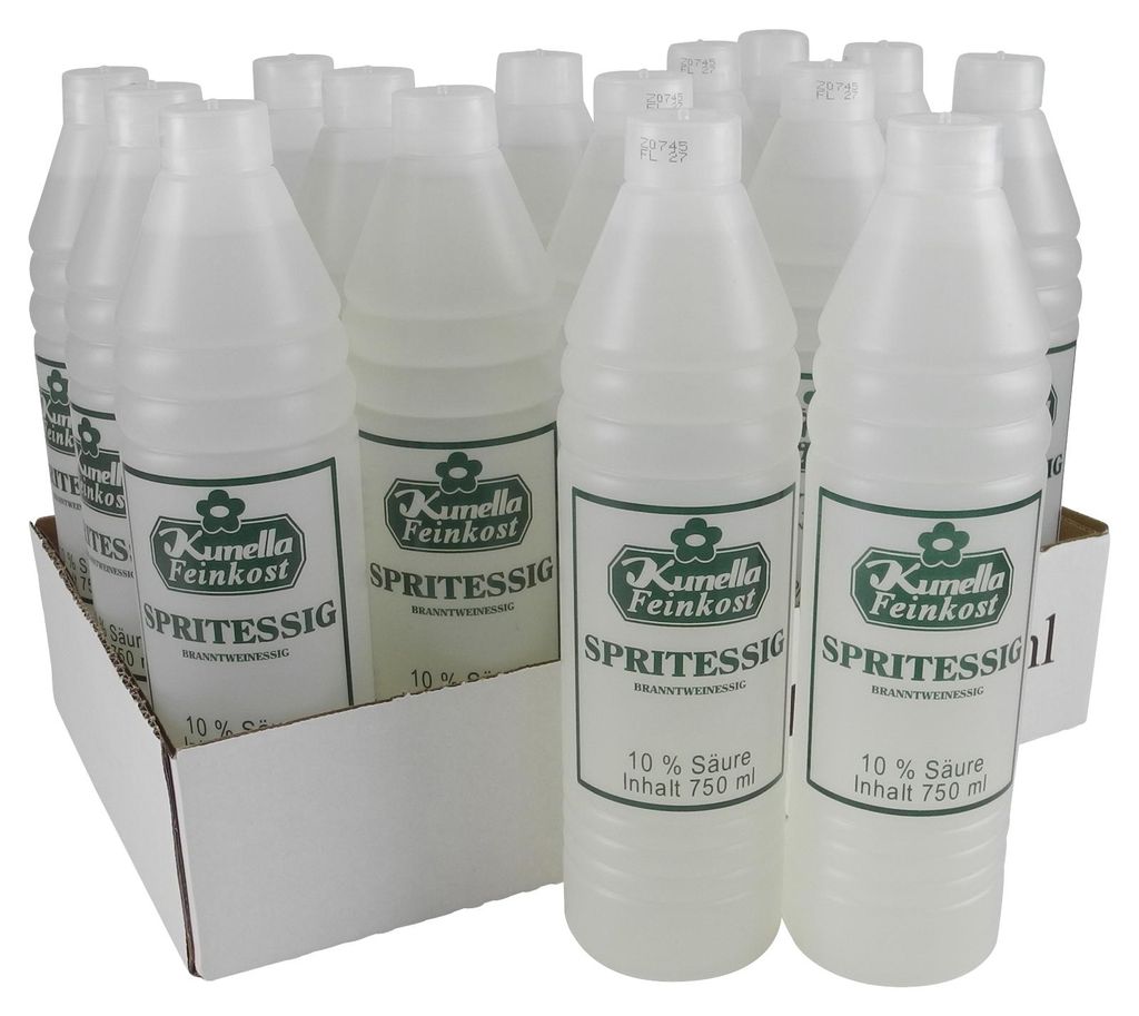 Spritessig von Kunella Feinkost - 12er Pack (12 Flaschen à Produktbild 