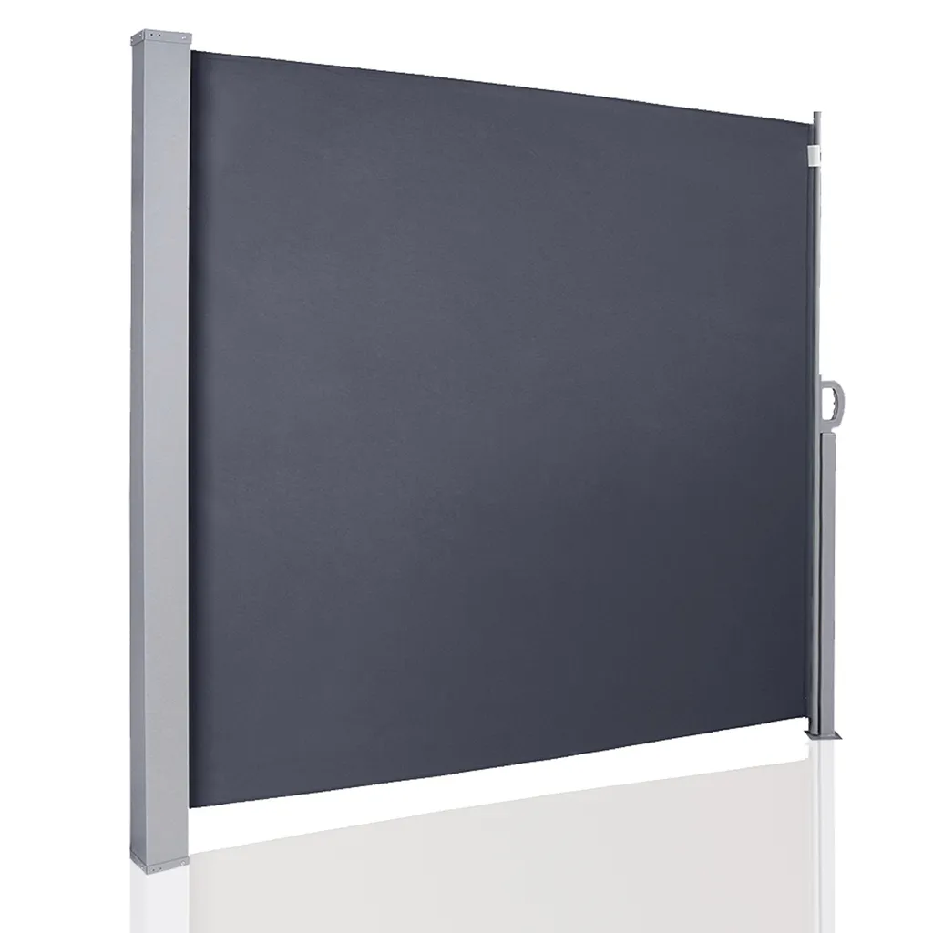Tenda Laterale Rullo 180x300 TolleTour | Frangivento Giardino Grigio