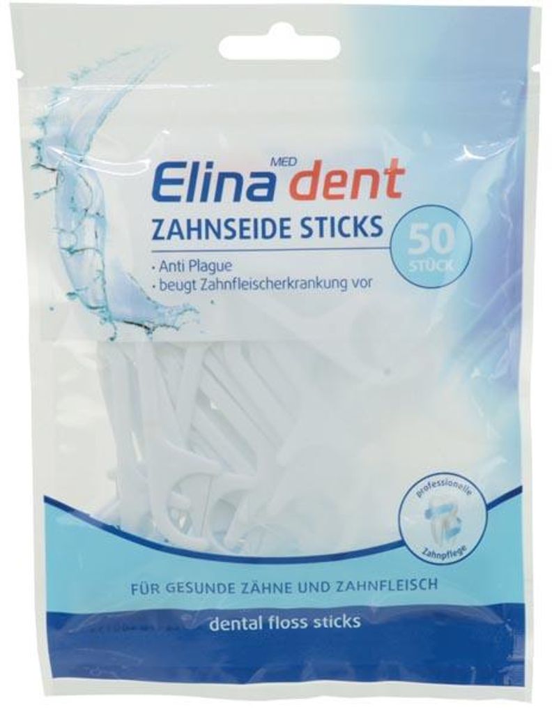 50x Zahnseide Sticks Zahnpflege Zahnseide Zahnreinigung mit Produktbild 