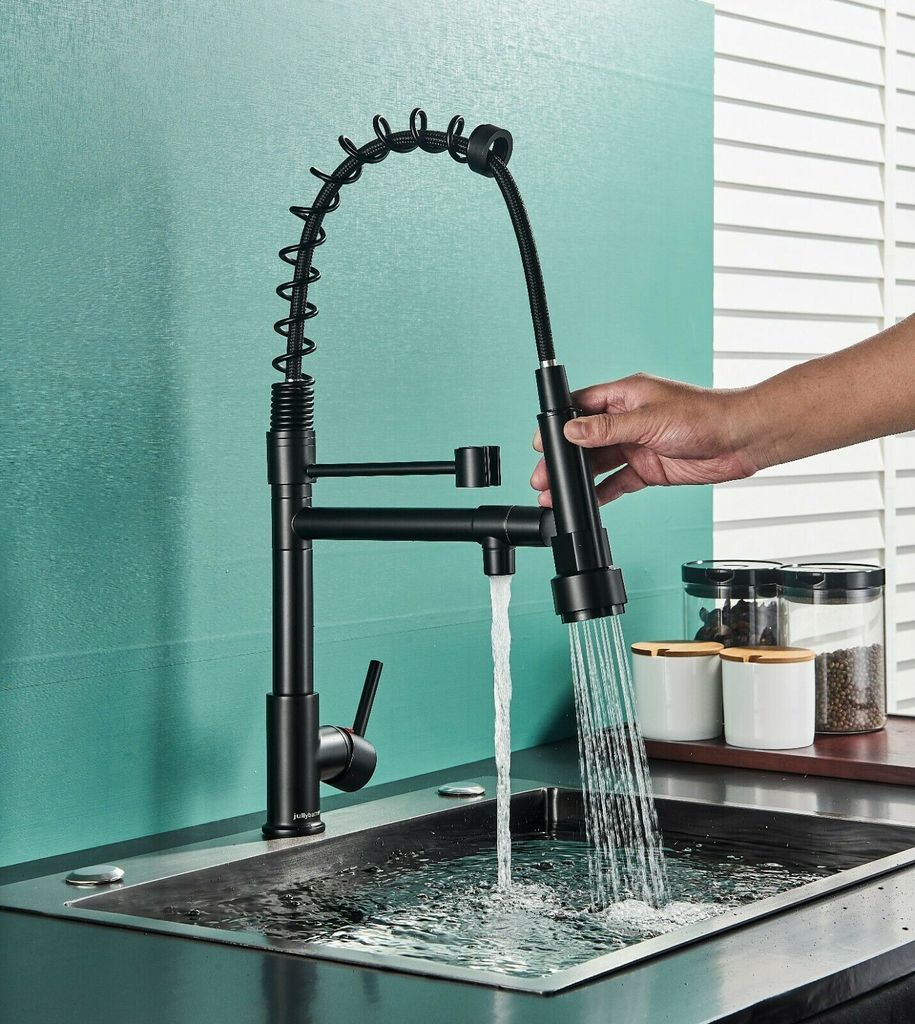 360°Küchenarmatur Ausziehbar Wasserhahn Mit Brause Küche Spültischarmatur