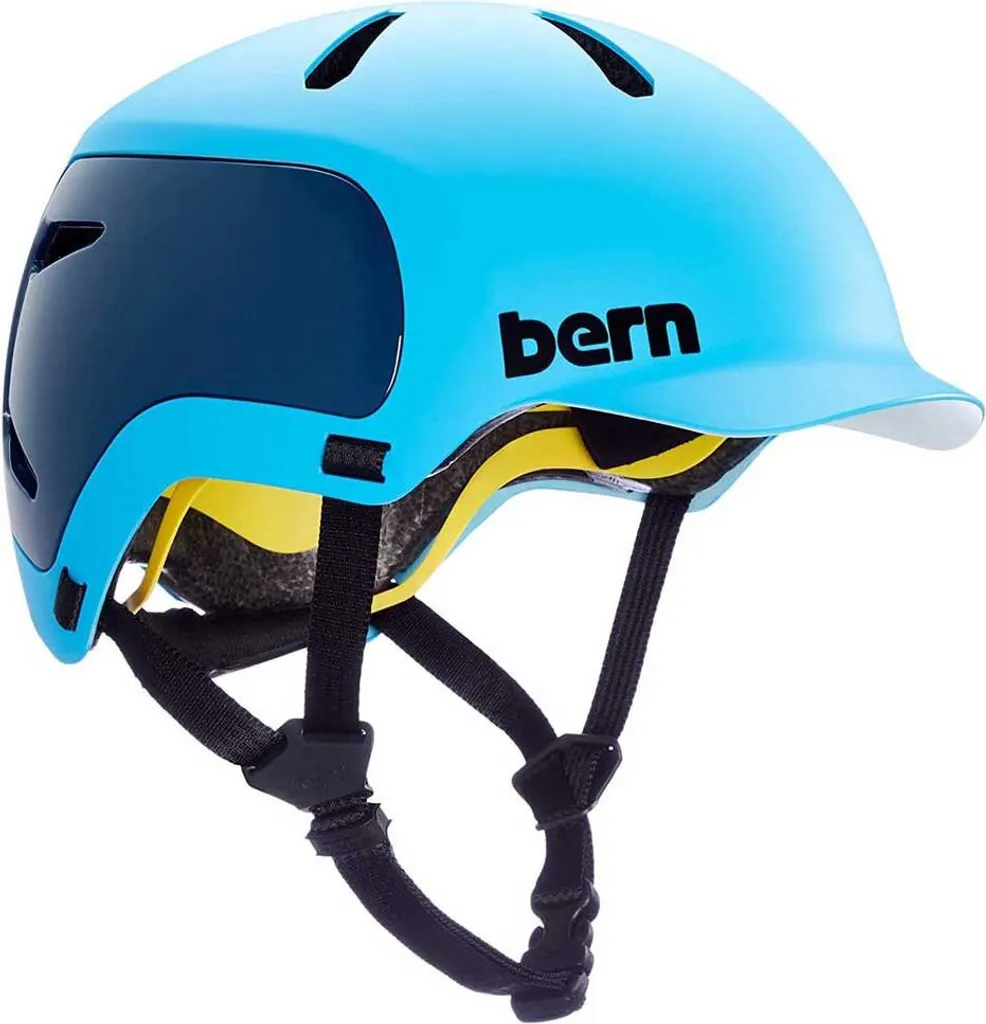 Casque Bern Watts 2.0 Bleu M : Sécurité idéale pour vélo et vélotaf
