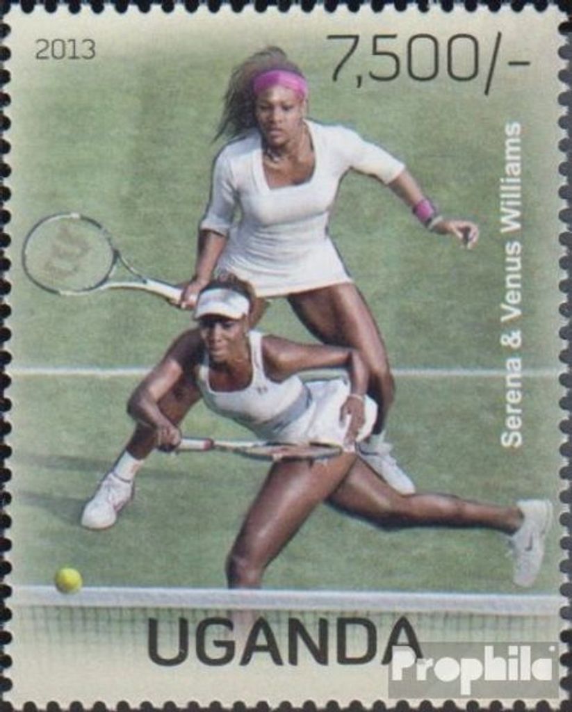 Briefmarken Uganda 2013 Mi 3064 (kompl.Ausg.) postfrisch Tennisspielerinnen