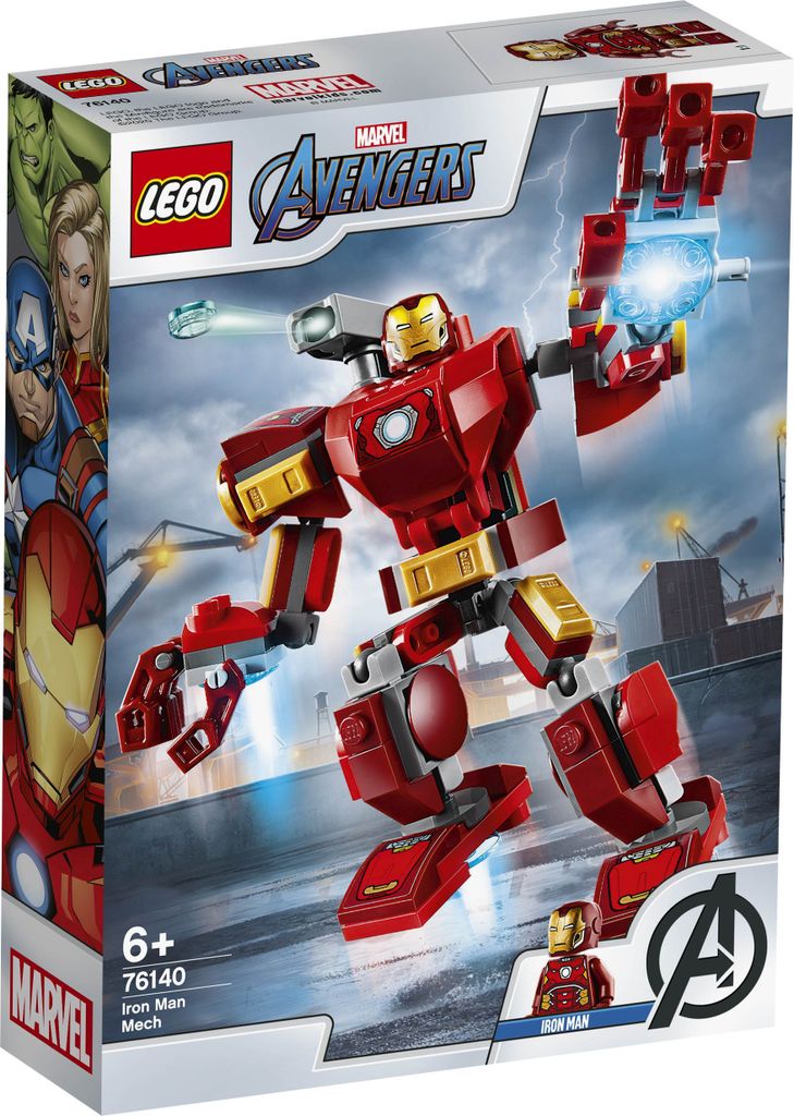 LEGO 76140 Super Heroes Marvel Avengers Iron Man Mech, Productafbeelding 