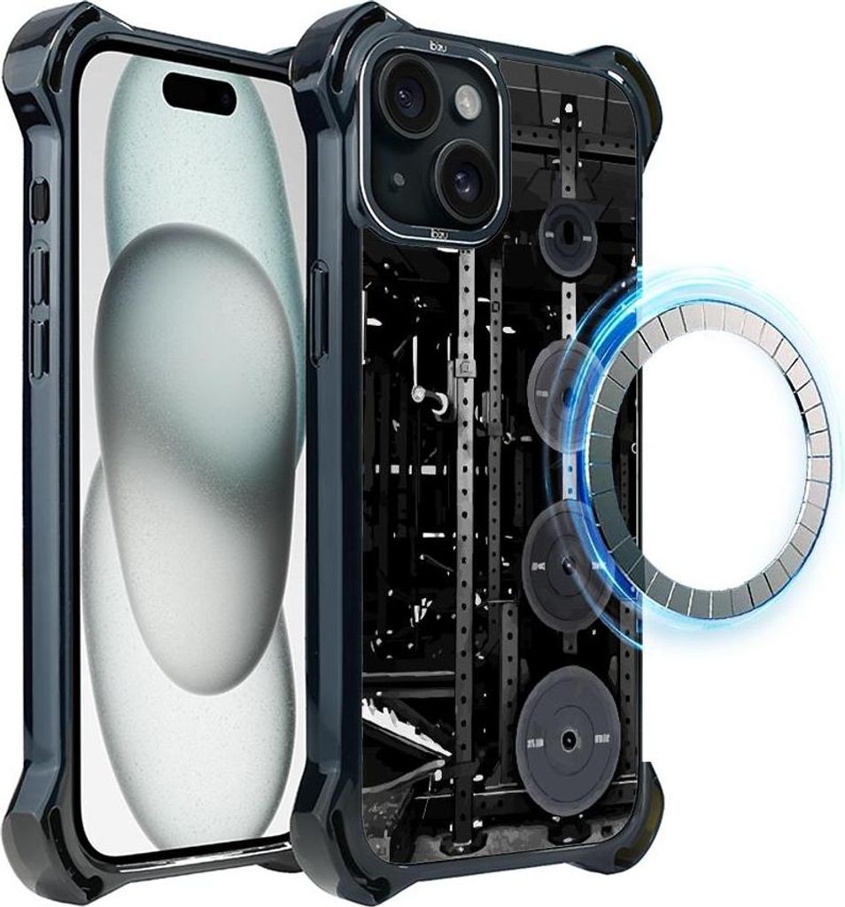 iPhone 15 IBIZU DropGuard Ultra Case mit MagSafe, #Move, Iron Station