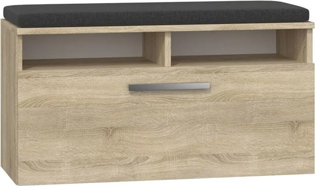 Offerta Scarpiera Riva Rovere Sonoma: Panca 6 Ripiani Salvaspazio