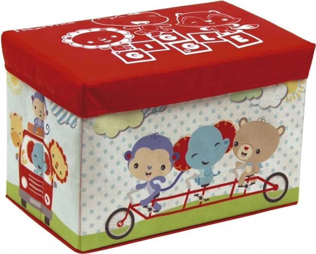 Aufbewahrungsbox Tierdruck 49 cm Produktbild 