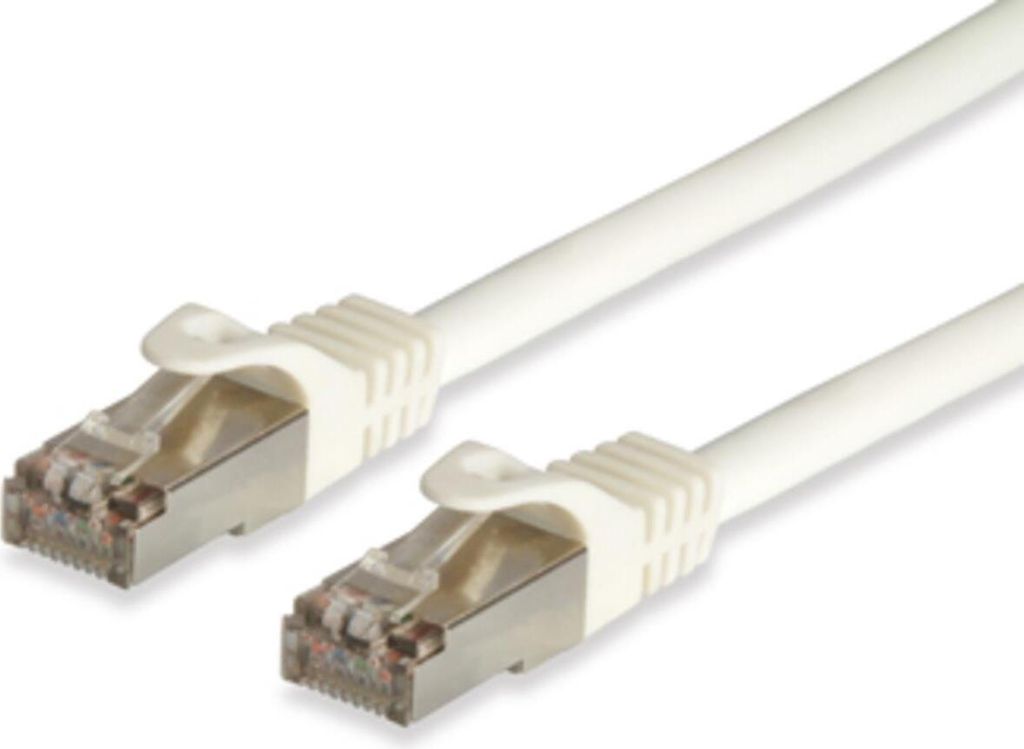 Equip Patch Cords S/FTP Cat.7 1,0m white, 1 m, Weiß, RJ45 / RJ45