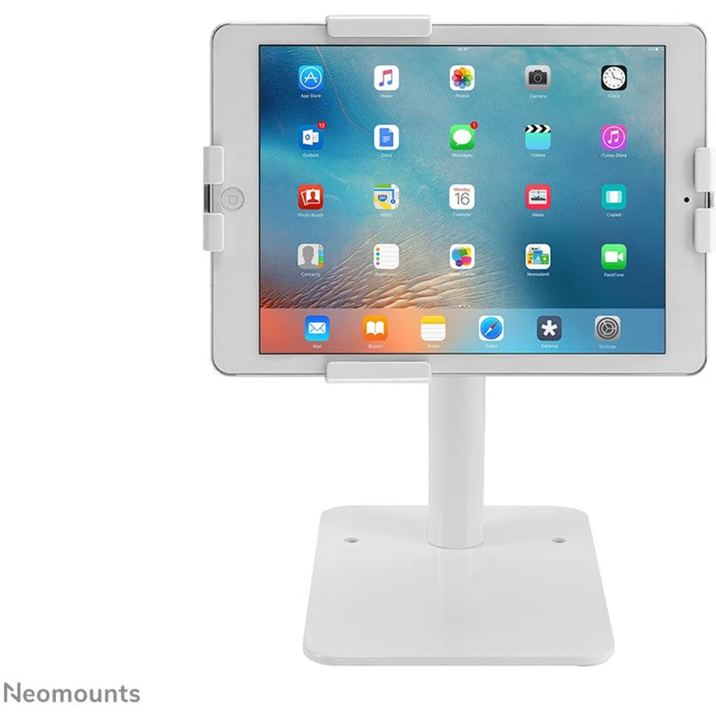 Support tablette antivol Neomounts blanc avec perçage de table - 9