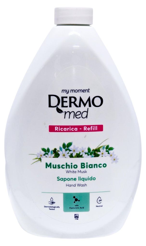 Muschio Bianco Flüssigseife 1L - Dermomed Produktbild 