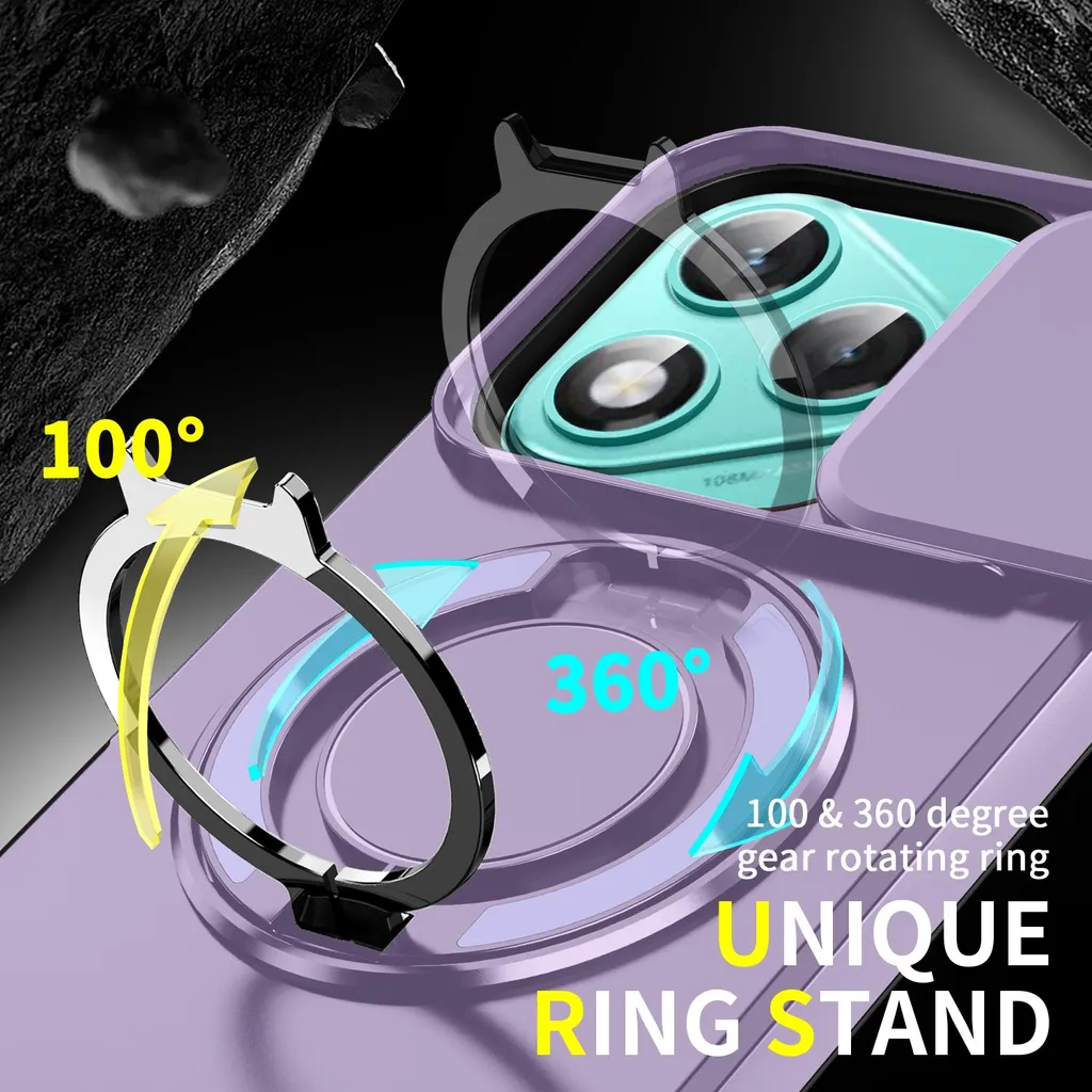 Custodia Per Honor 200 Lite 5G Con Rose E Strass - Cover Rigida In Silicone TPU Viola, Antiurto E Brillantina - 3