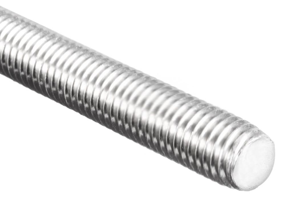 M10 x 500mm Vollgewindestange Gewindestange Gewindebolzen Gewindestab 304 Edelstahl Rechthandsgewinde Silberton