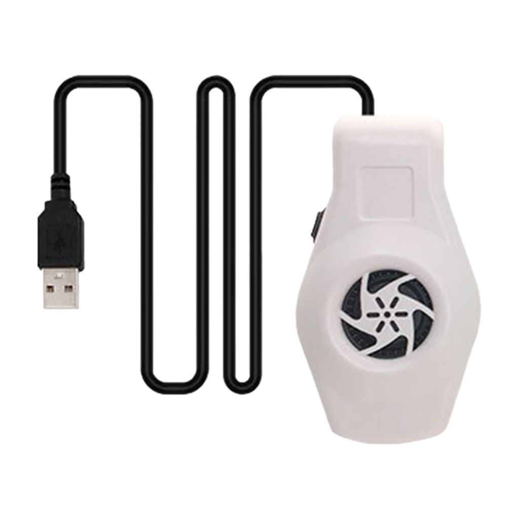 Aquarium-Ventilator, starker Wind, Wandmontage, einfach zu bedienen, stumm, USB-Kabel, Abkühlen, ABS, niedrigere Temperatur, Aquarium-Kühler, Ven...
