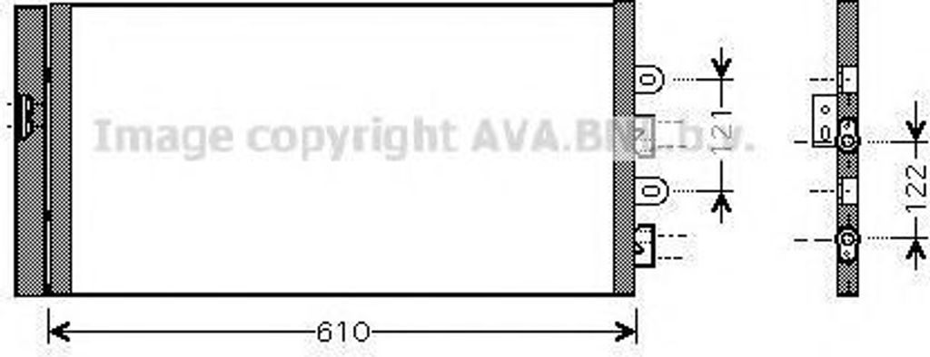 PRASCO FTA5298D Kondensator Klimaanlage Klimakondensator für FIAT PUNTO (188) +Trockner