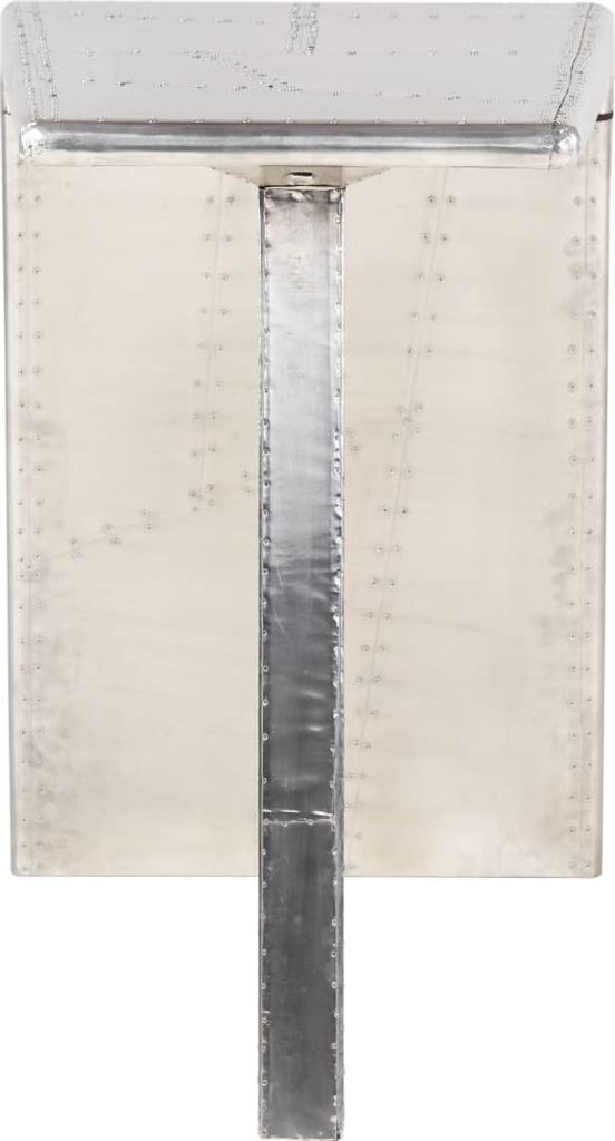 "2026 Aktion"Schreibtisch/Büro-Möbel - CLORIS - Computertisch moderner - Flugzeugflügel-Optik Silbern 112x50x76 cm Metall - NeuMöbel6429331