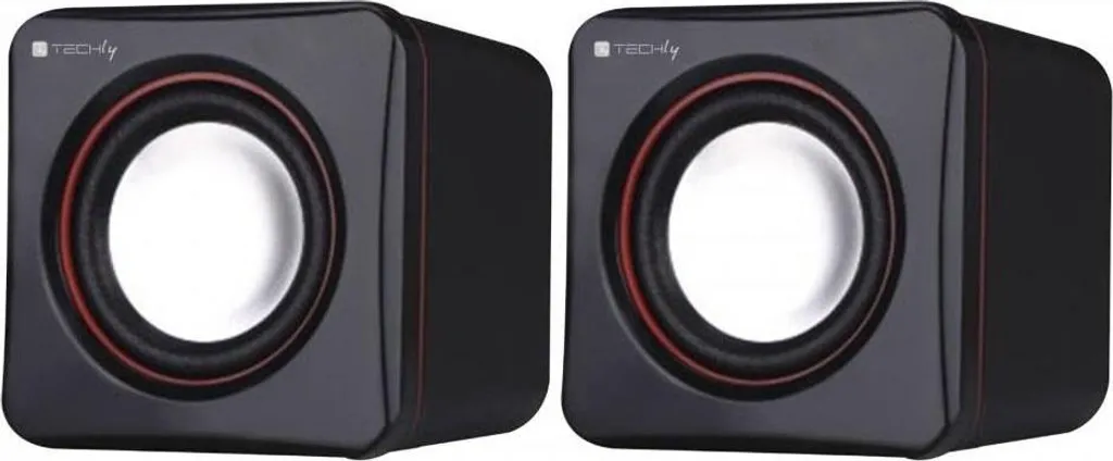 Altoparlanti USB Techly ICC SP-320ETY 3W | Casse Compatte per Notebook