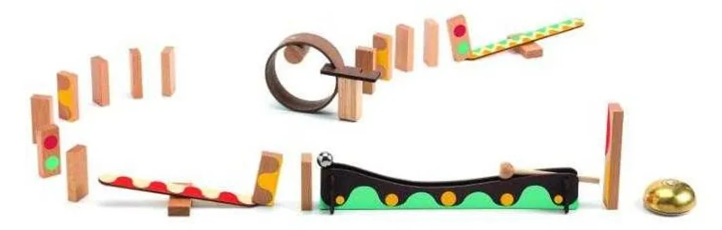 Set de construction Zig & Go Dring Djeco 25 pièces - Circuit Action