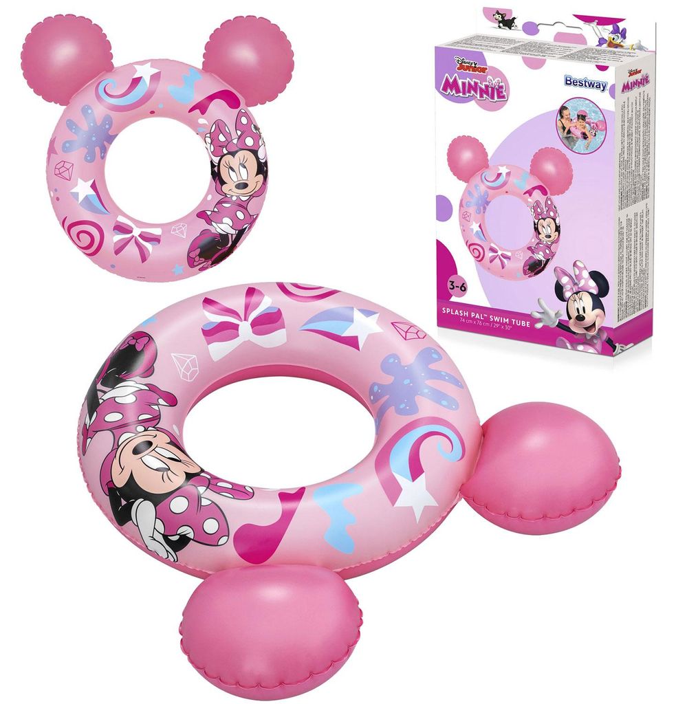 Bestway 9102N, Ružová, Plavecký krúžok, Obrázok, PVC, 3 rok Obrázok produktu 