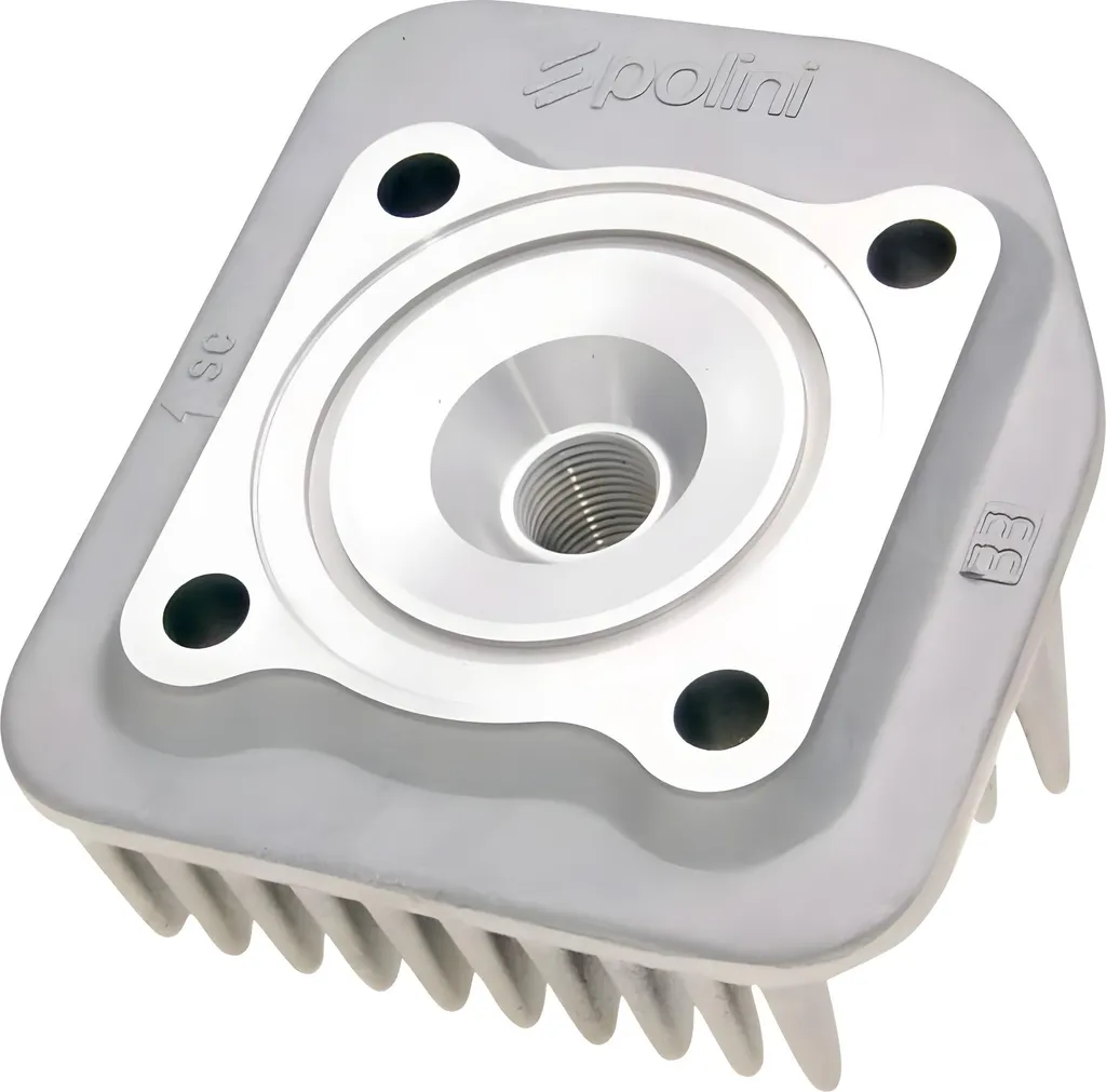 Culasse Polini Aluminium Haute Compression pour Minarelli Horizontal AC - 2